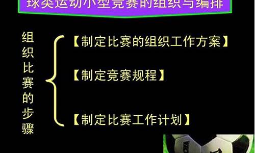 足球比赛组织_足球赛事组织与编排